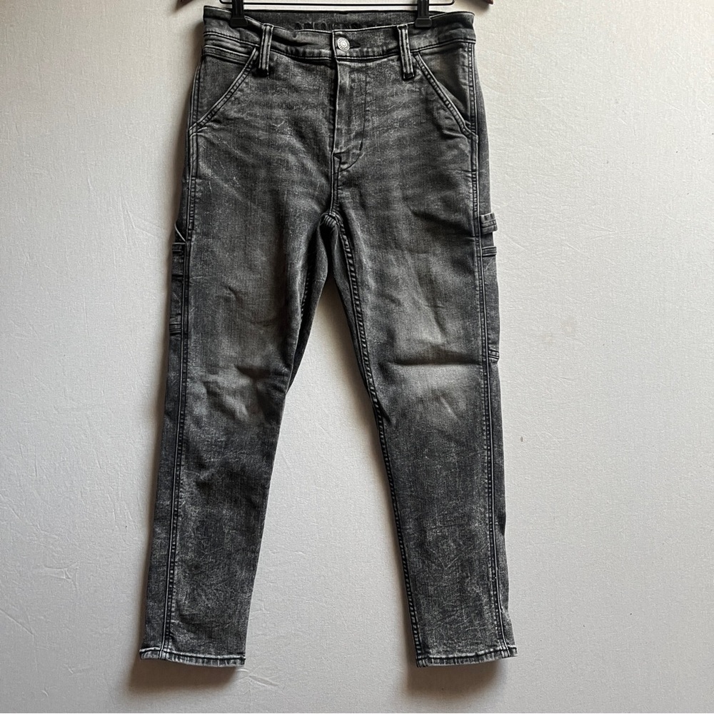 American Eagle Outfitters Gray Denim Cargo Jeans Sz 29